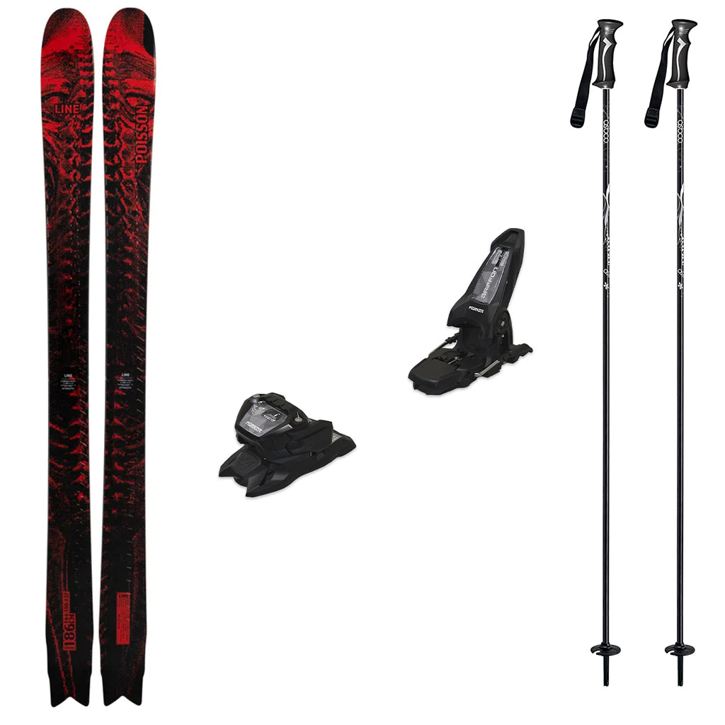 Line Poisson Skis 2027 with Marker Griffon 13 Bindings Ski Package