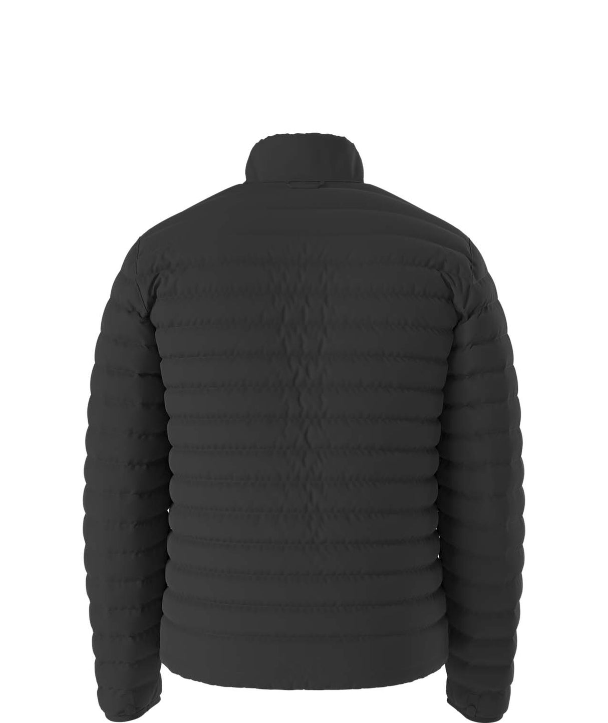 MCartoMonoTriclimateHoodedJacket-Black jacket with The North Face logo on a white background