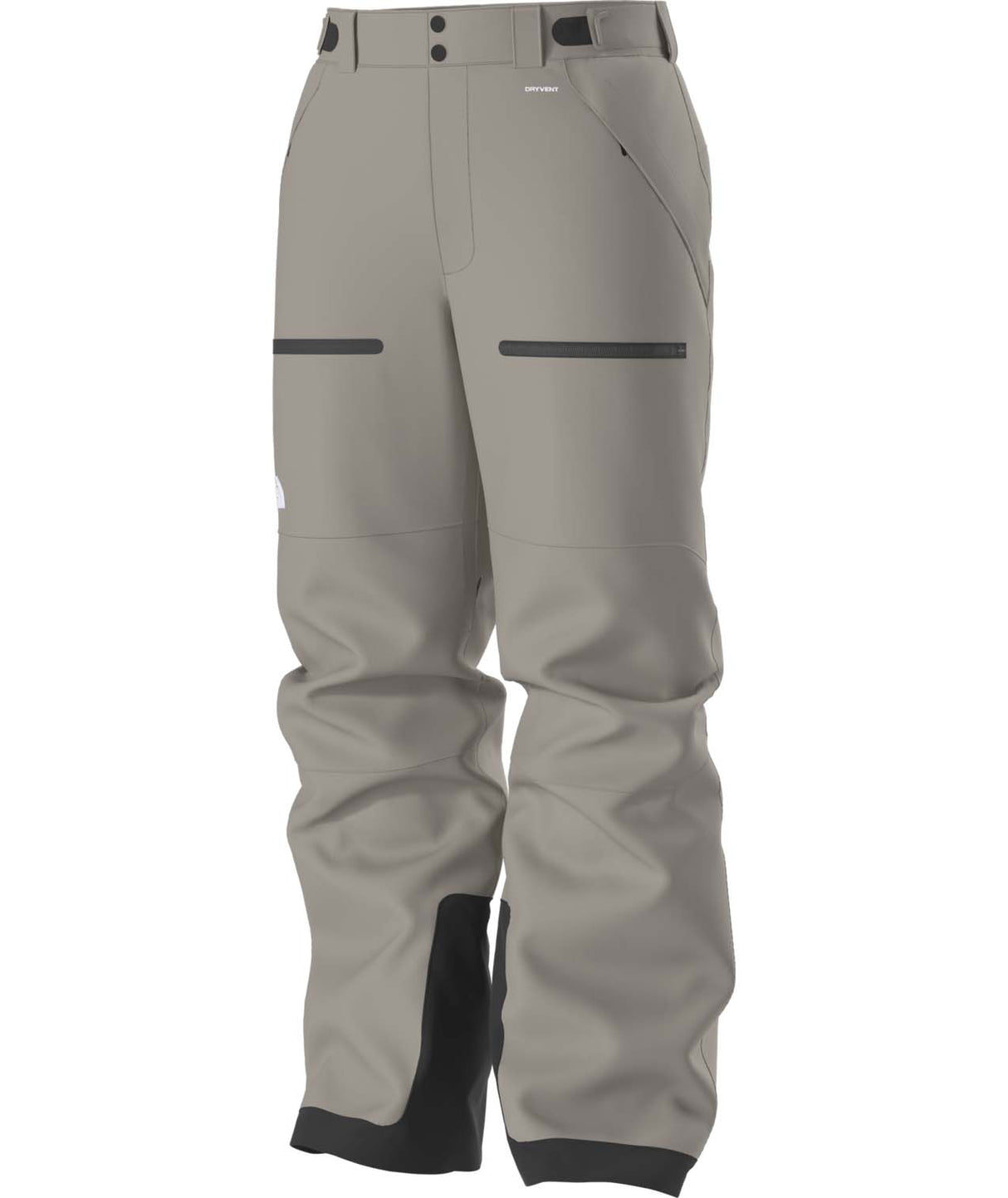 MChakalPant- Gray snow pants with black accents on a white background