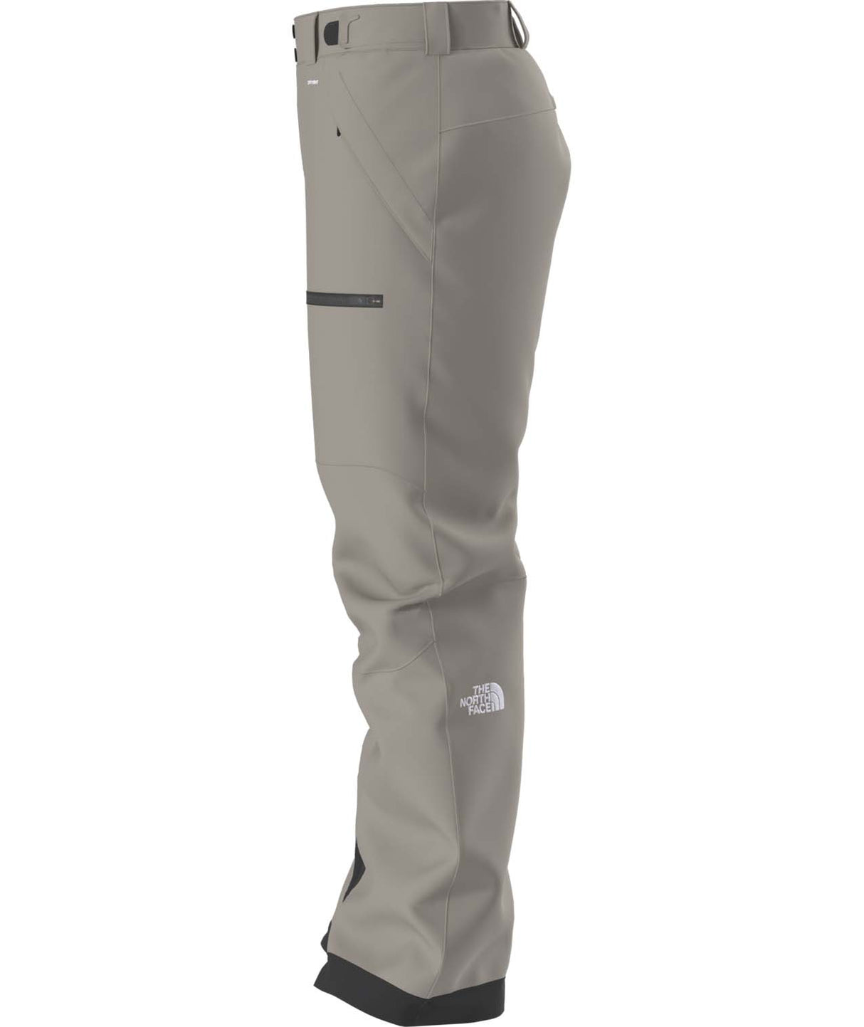 MChakalPant- Gray snow pants with black accents on a white background