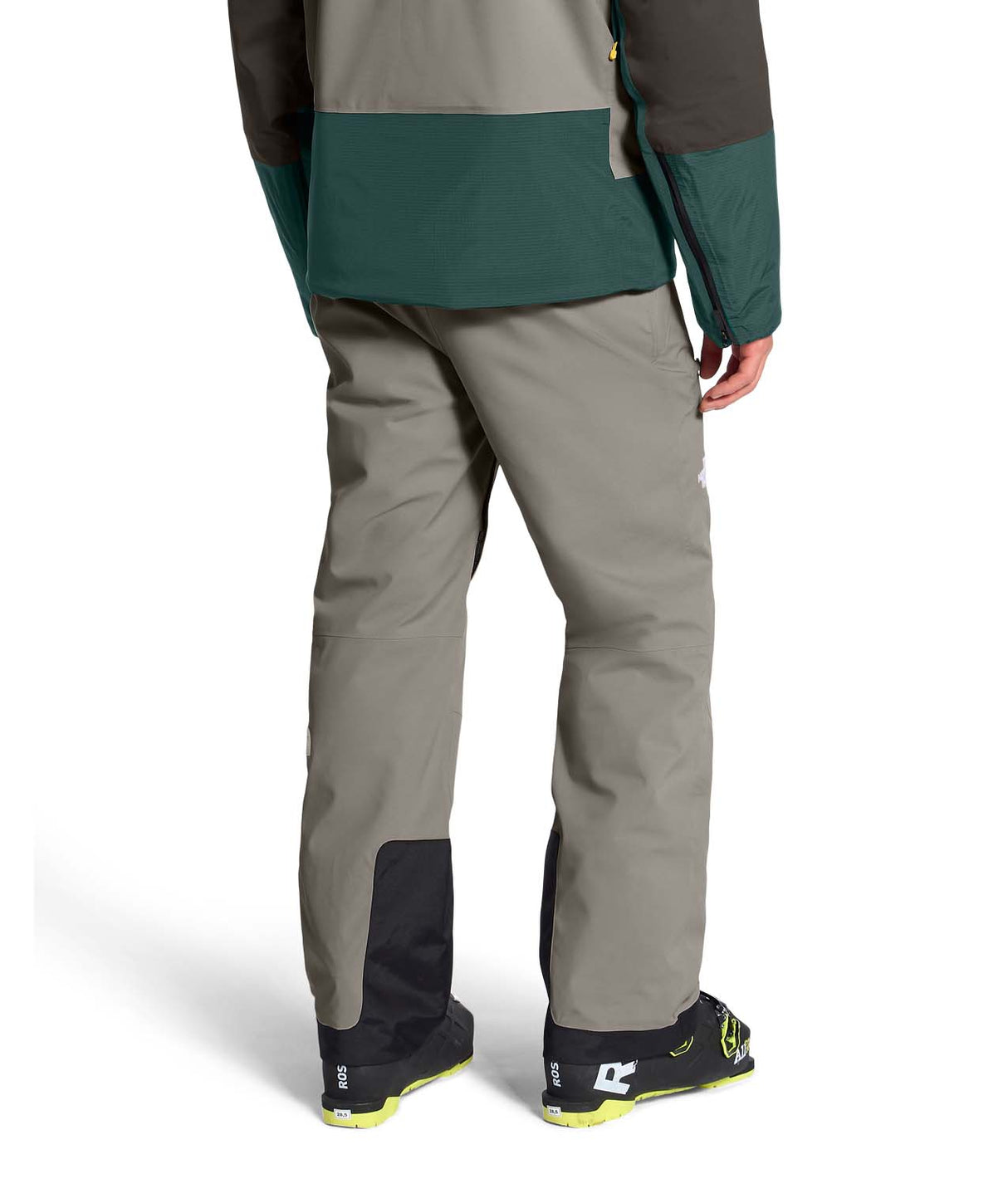 MChakalPant- Gray snow pants with black accents on a white background