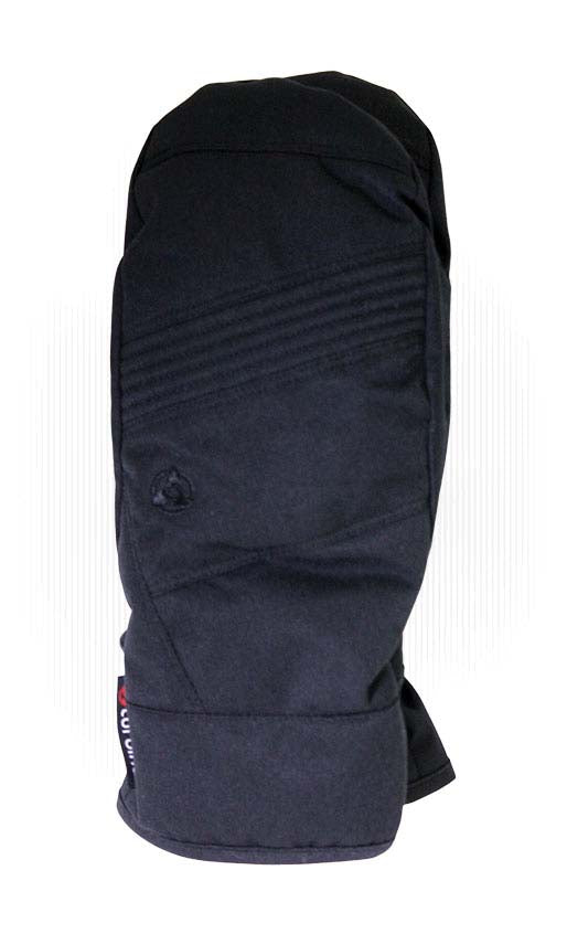 MFrazierMitten-Black winter glove on a white background
