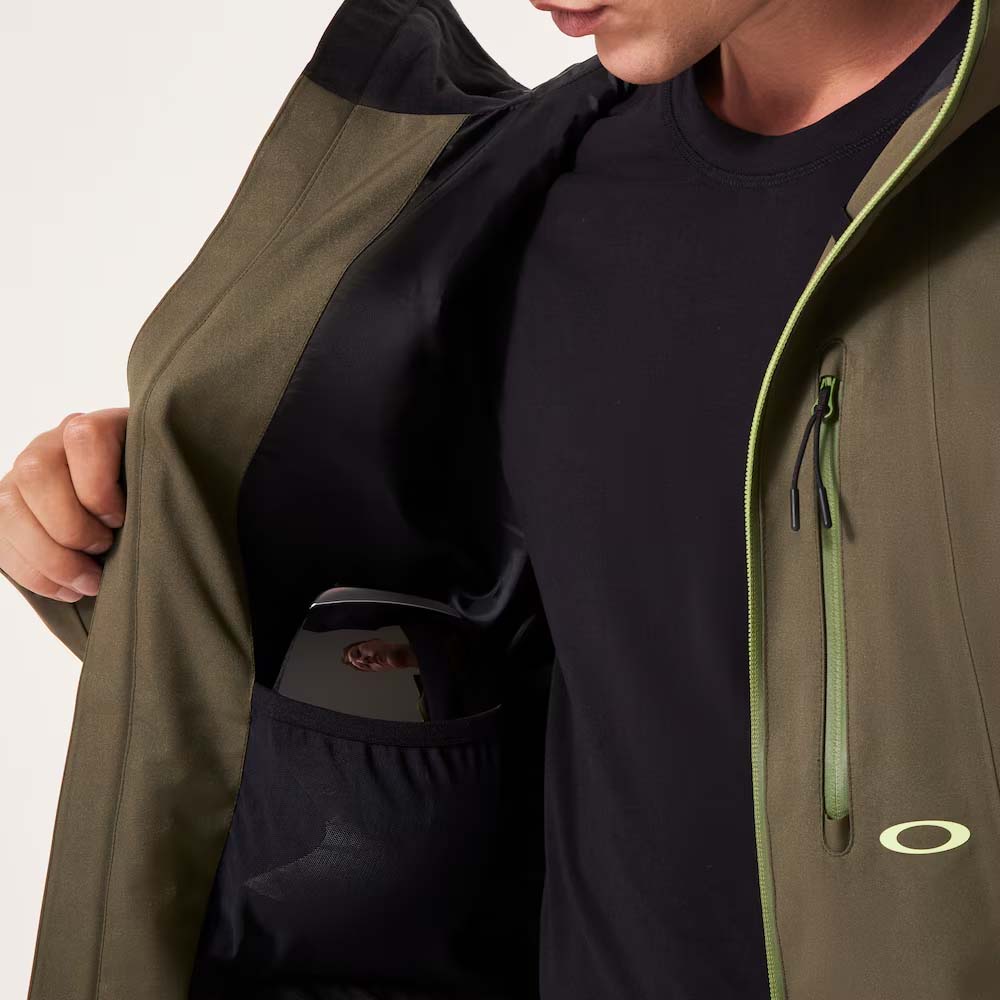 MKendallRCShellJacket2.0-Green jacket with a hood on a white background