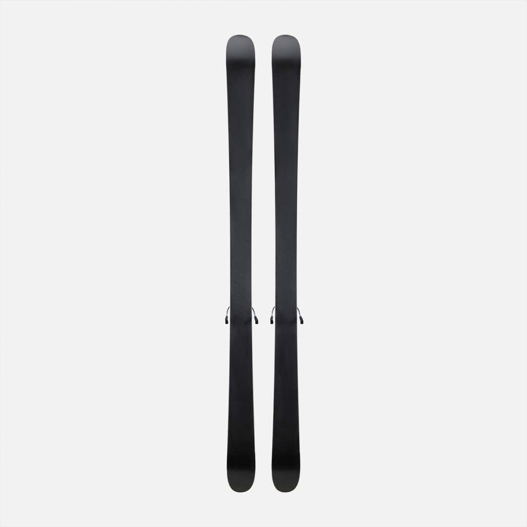 MMENACE80-A pair of Dynastar skis with a purple and pink gradient, shown vertically against a light gray background.