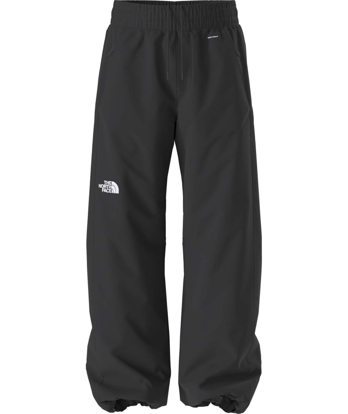 MSliderPant-Black pants with a brand logo on a white background