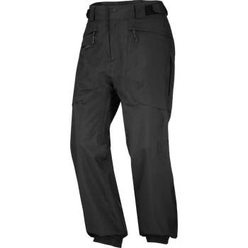 MVenomShellPant-Black ski and snowboard pants on a white background