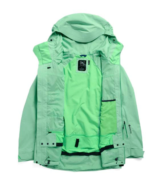 M_ak_CyclicGORE-TEX2LJacket-Light green jacket with a hood on a white background