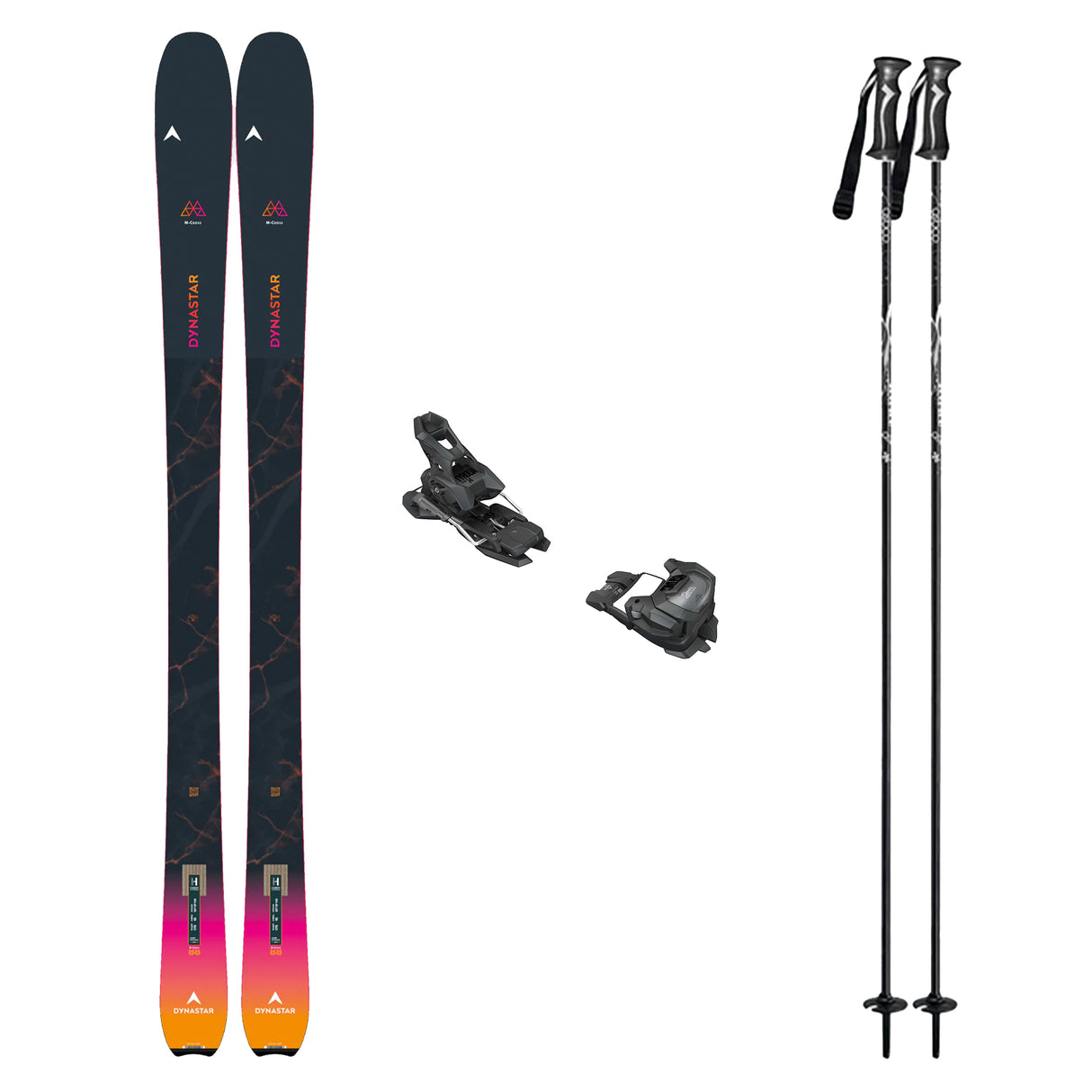 Dynastar M-Cross 88 Mens Skis 2026 with Tyrolia Attack 14 Bindings Ski Package