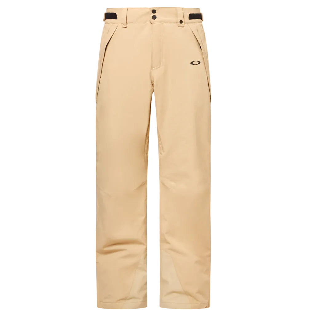 MensBestCedarHummus-A pair of black Oakley Best Cedar RC insulated pants for men, displayed against a white background.