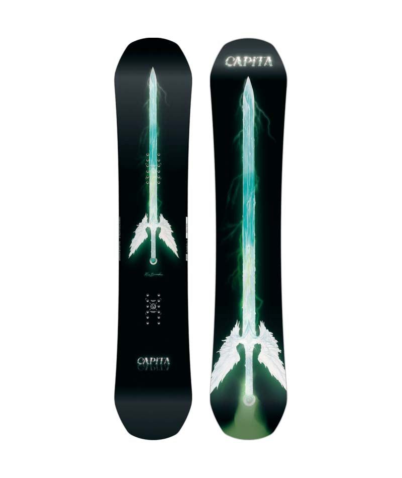 MiaBrookesPro-multicolored snowboard on a white background