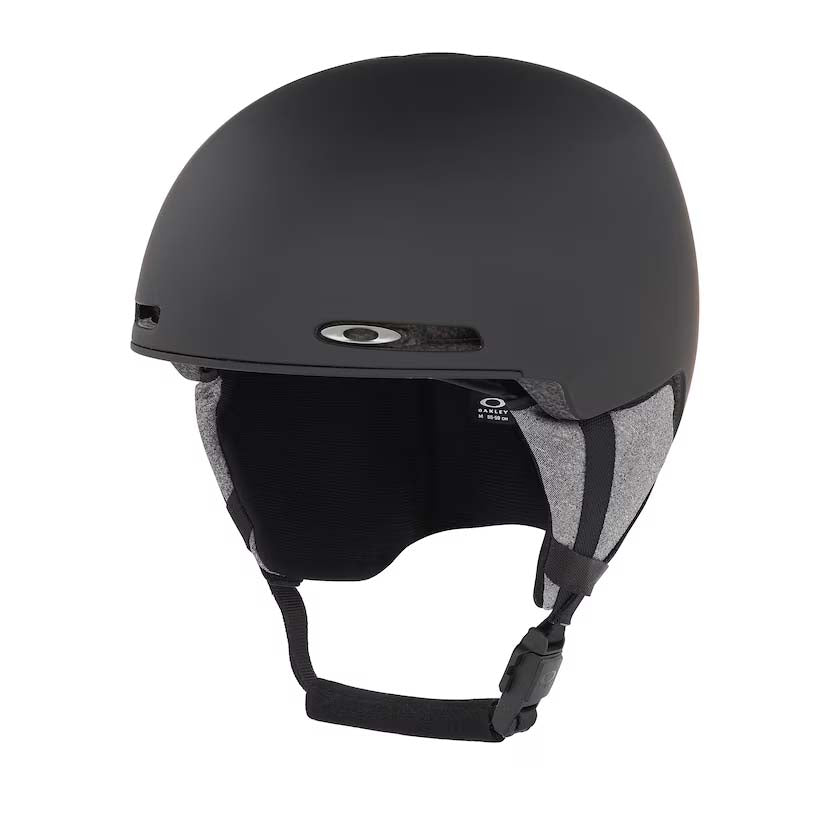 Mod1MIPS-Black helmet with gray interior on a white background