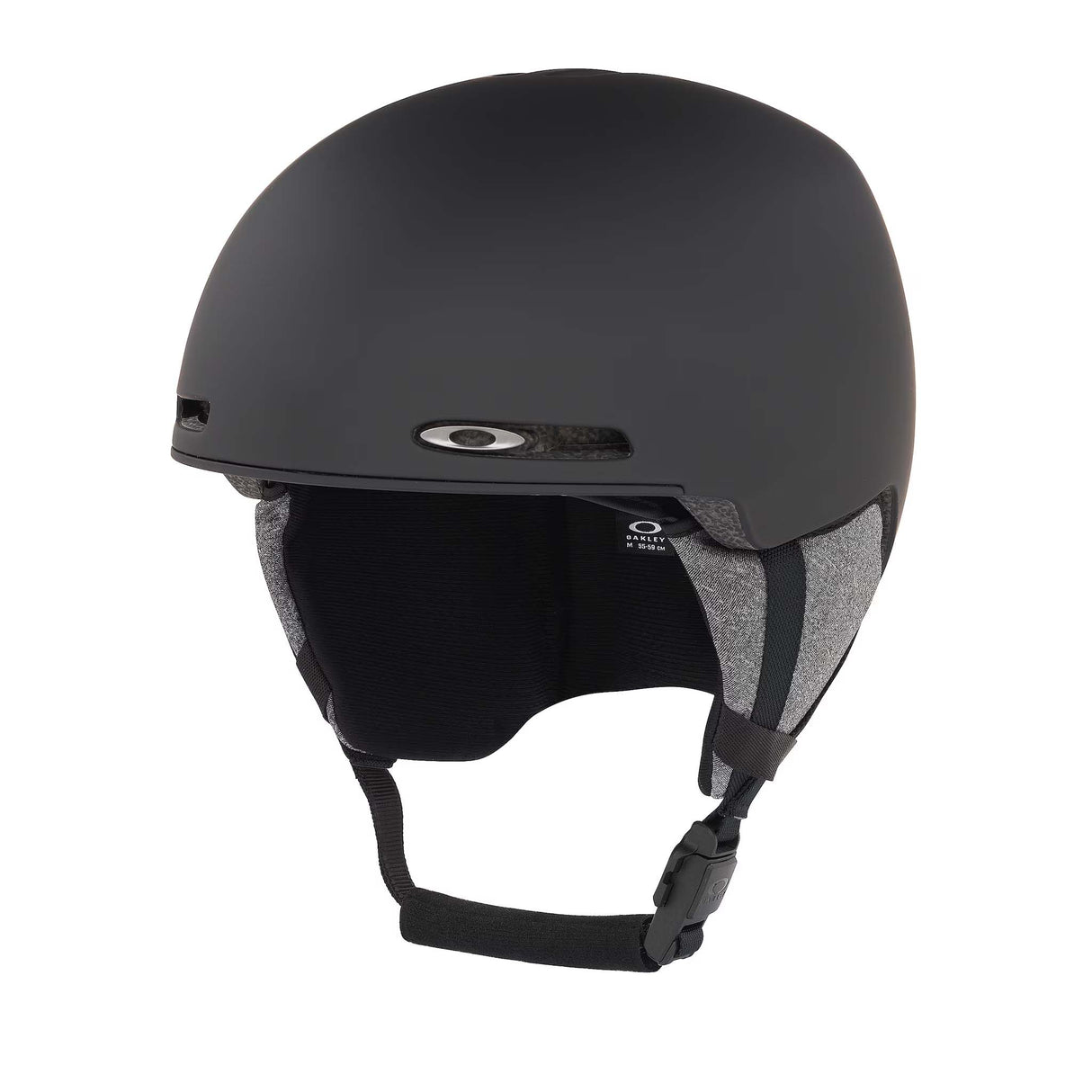Mod1MipsAF-Black helmet with gray interior on a white background