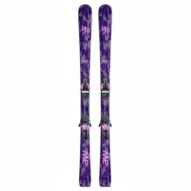MonteroAW- Purple ski on a white background
