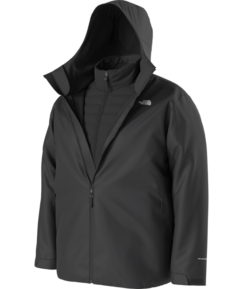 North Face Big Carto Mono Triclimate Hooded Jacket (NF0A8D1M) Mens 2026