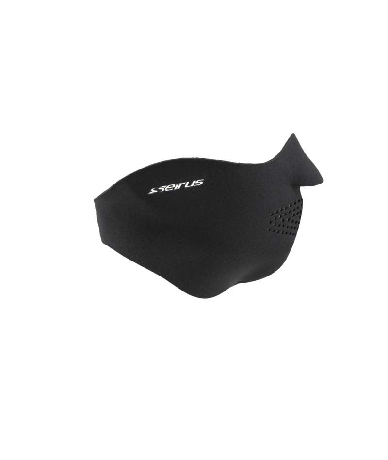 NeofleeceComfortMasque- Black face mask shown on a white background