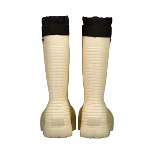 Niseko3.0- Beige snow boots on a white background