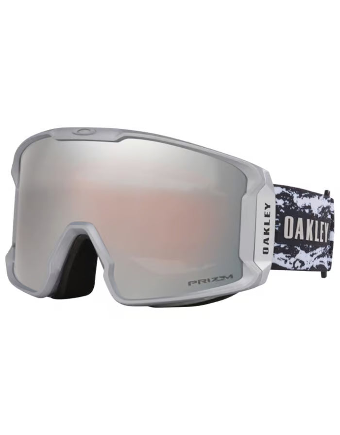 Line Miner L-Oakley ski goggles with reflective lens on a white background