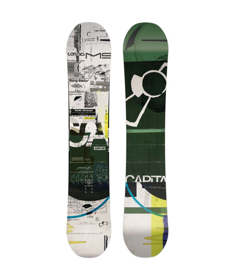 OuterspaceLiving-multicolored snowboard on a white background