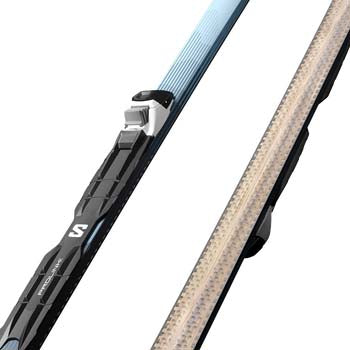 Outpath60Grip-Close-up of two skis on a white background