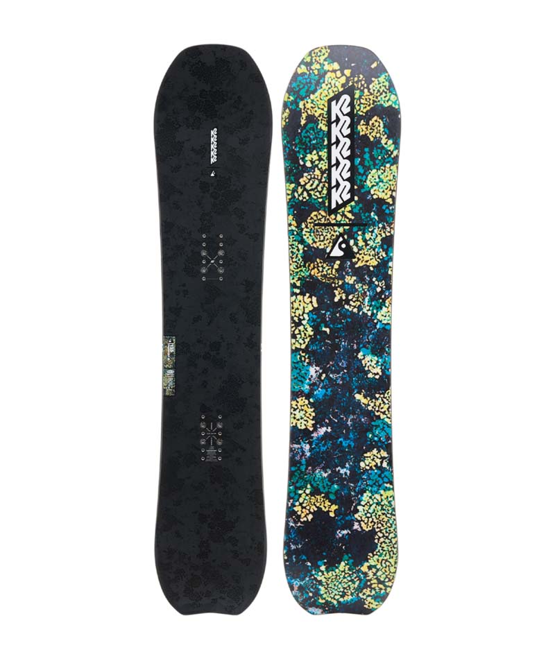 PassportJr.- Black multicolored snowboard on a white background