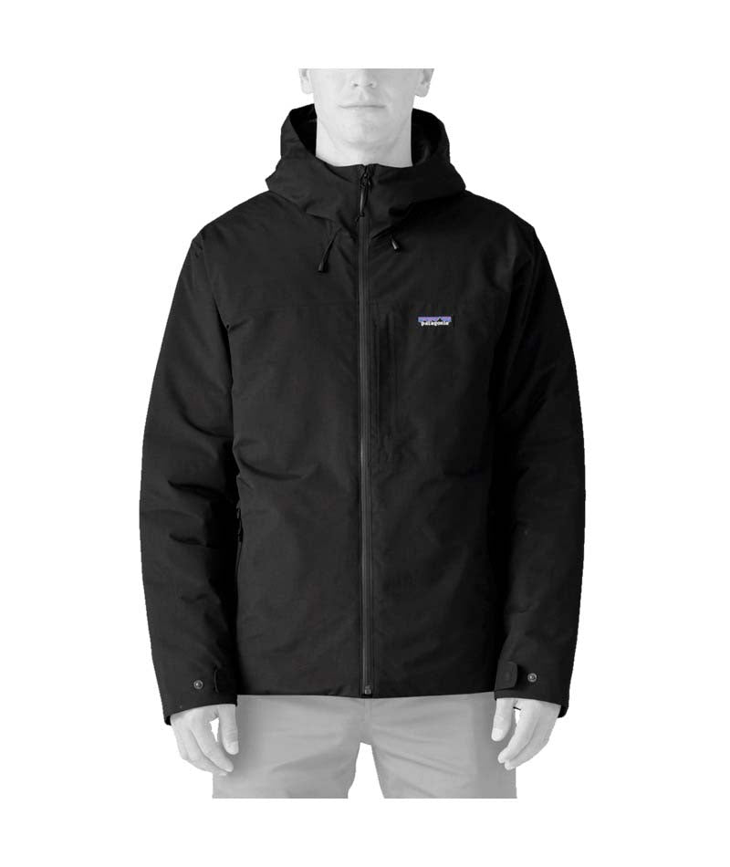 Patagonia Windshadow Mens Jacket- Black jacket with a brand logo on a white background