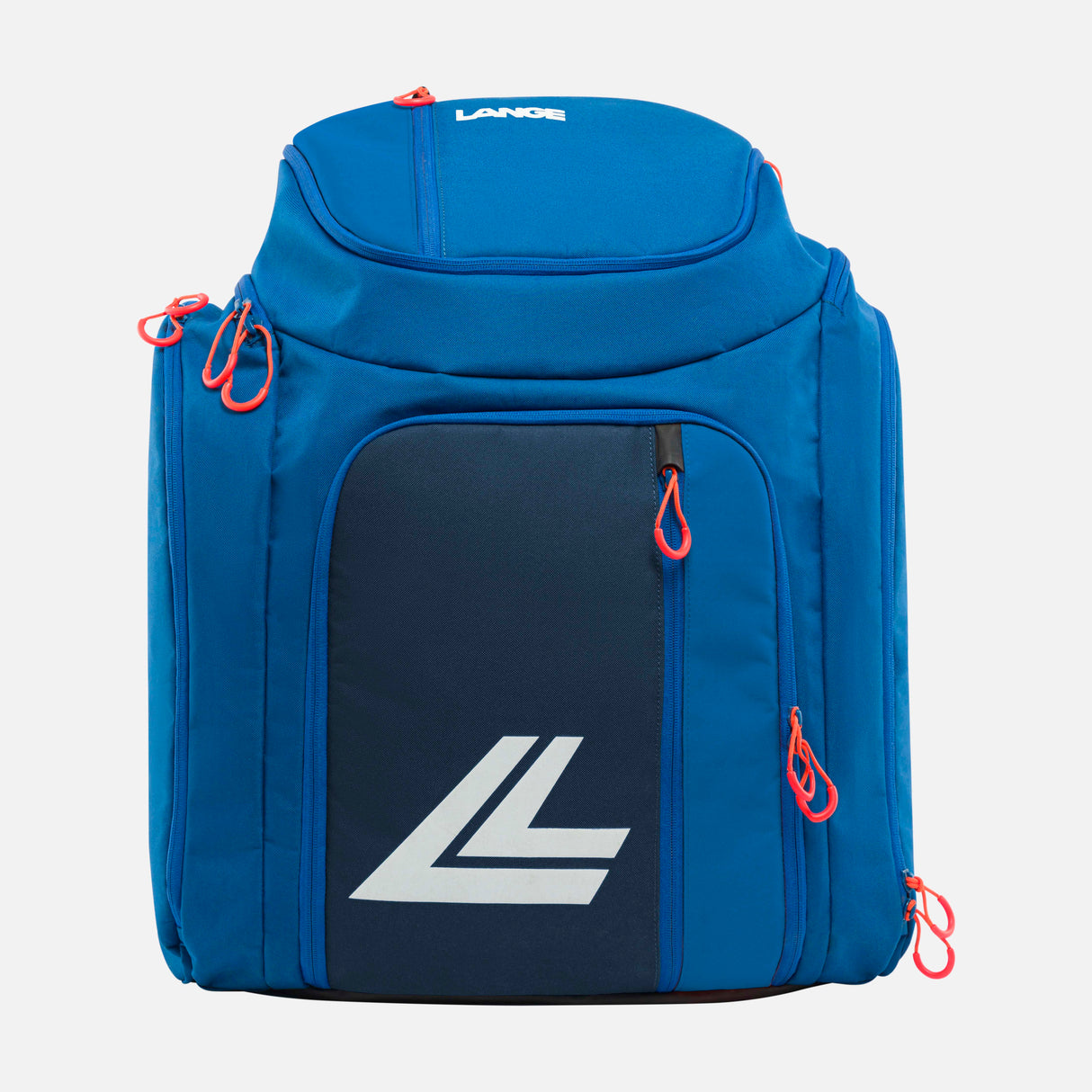 RacerBag- Blue and orange bag on a white background