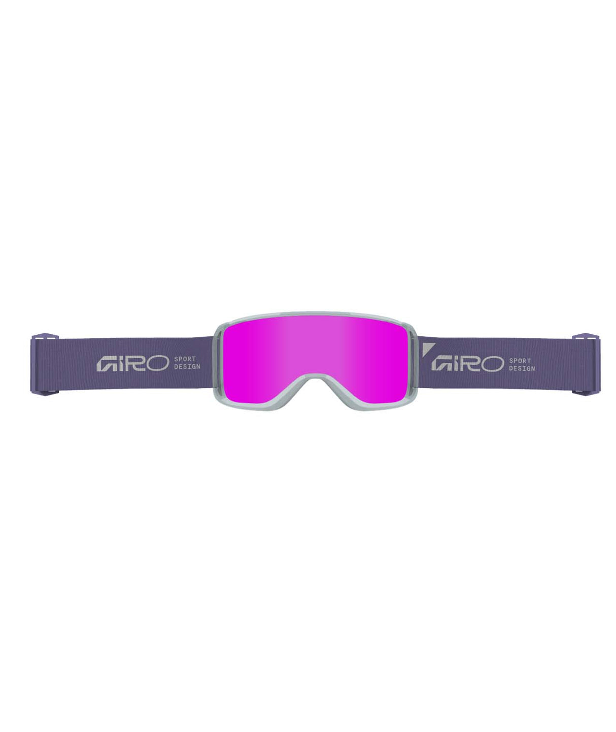 RoamGoggle-Giro ski goggles with pink lens on a white background