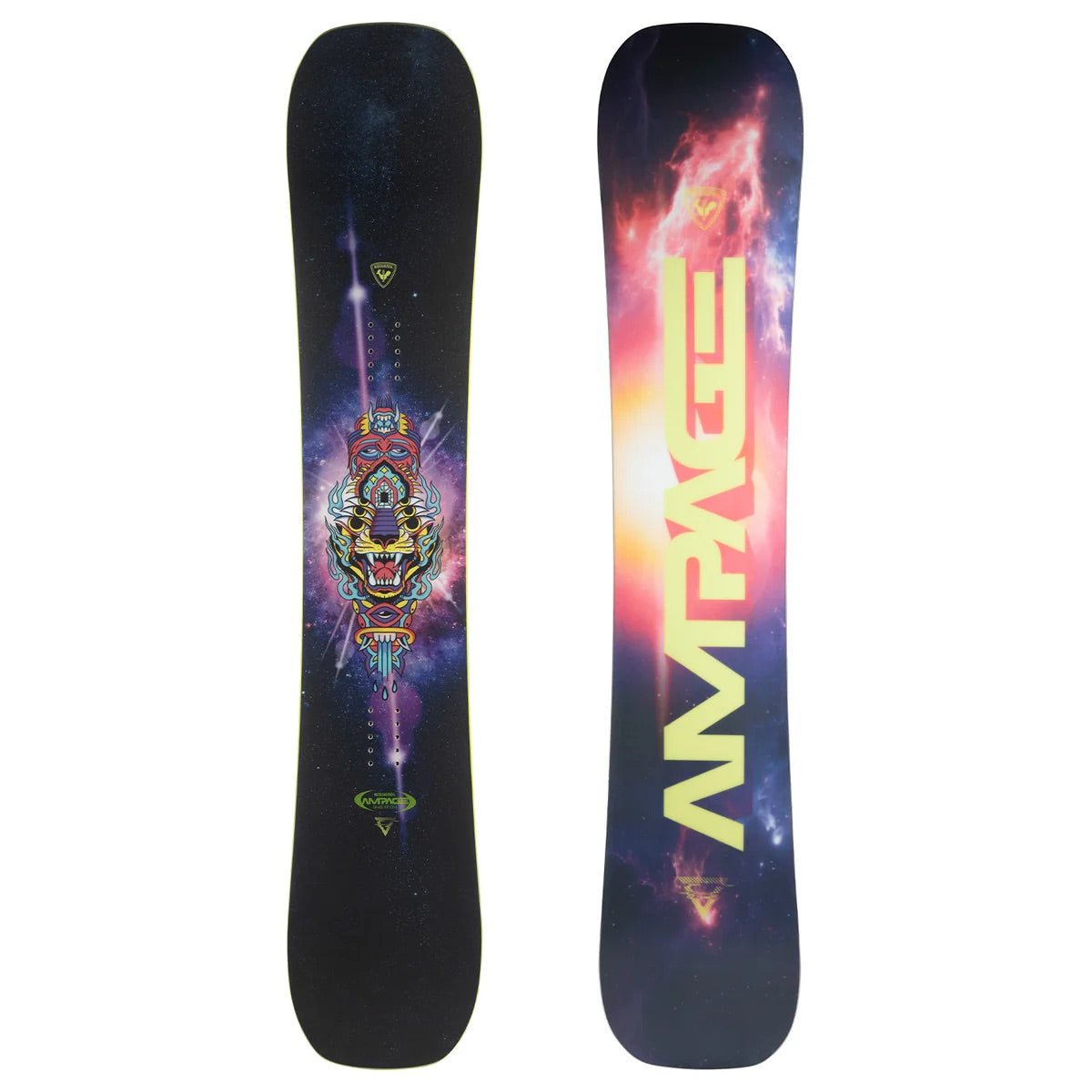 RossignolAmpageVol.2Snowboard- Rossignol snowboard on a white background