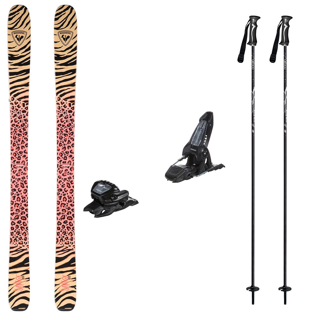 Rossignol Savage Free 180cm Mens Skis 2026 with Marker Griffon 13 Bindings Ski Package