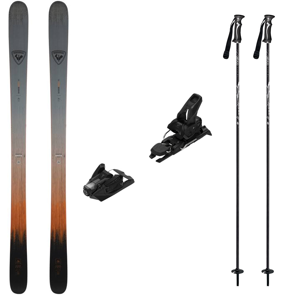 Rossignol Sender Soul 92 Mens Skis 2026 with Atomic Strive 12 Bindings Ski Package