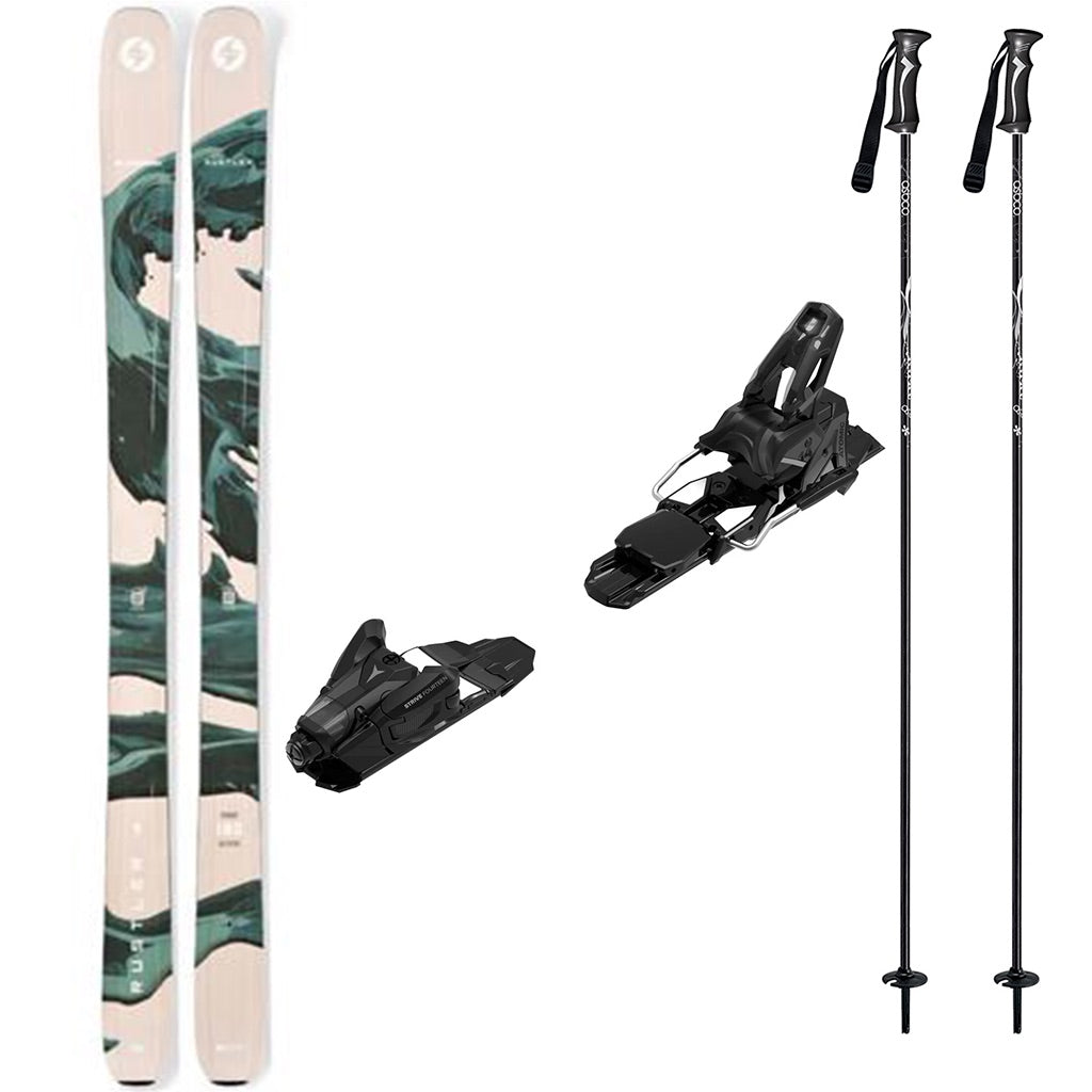 Blizzard Rustler 9 Mens Skis 2027 with Strive 14 Bindings Ski Package
