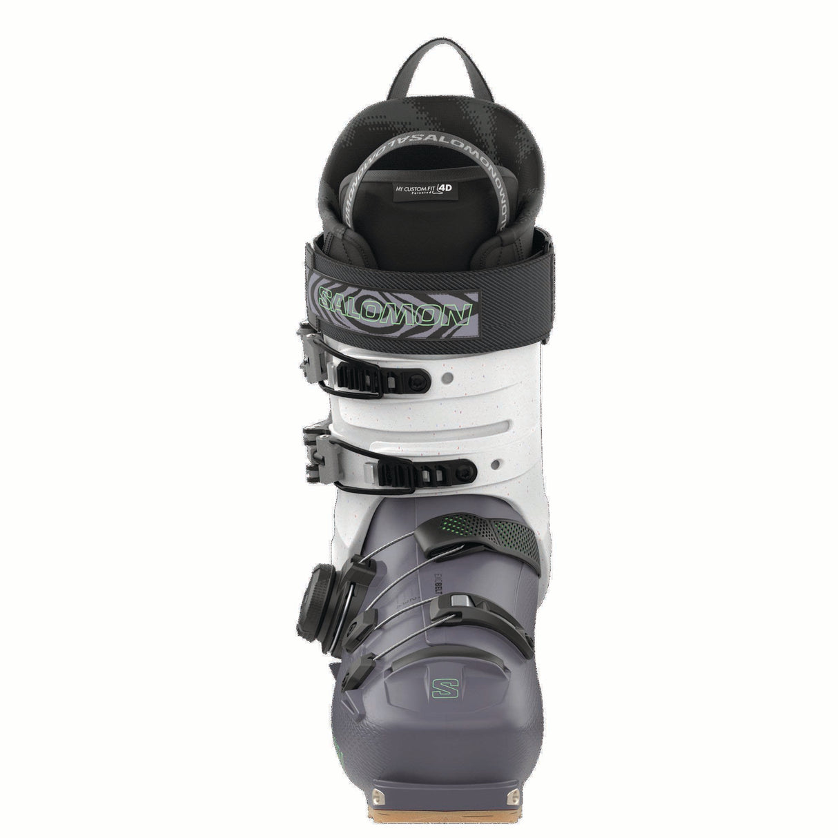 SHIFTALPHABOA120-Salomon ski boot on a white background