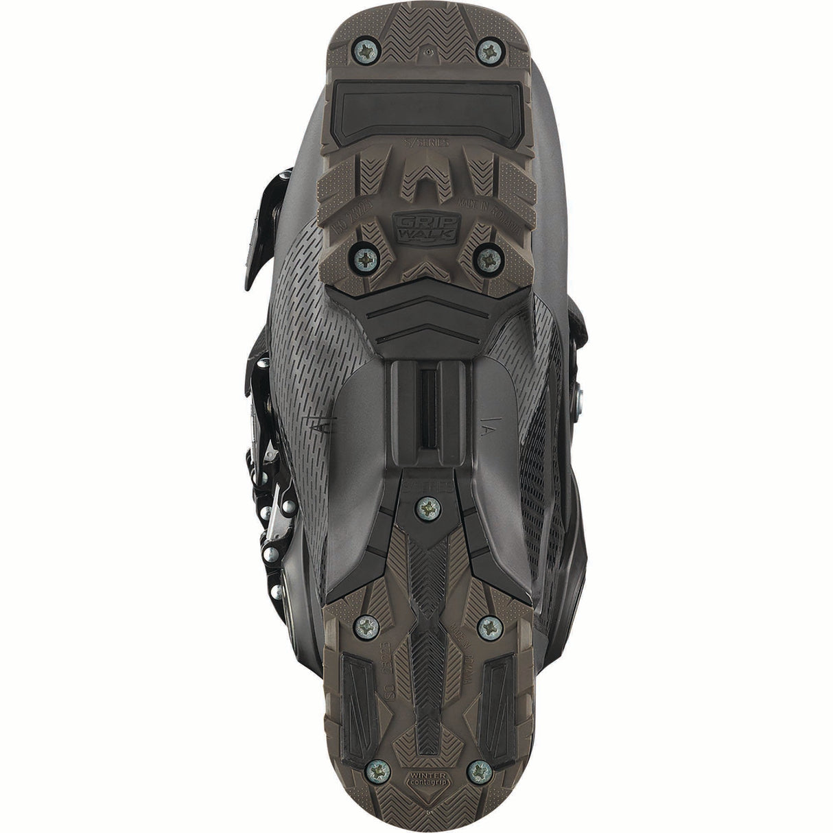 SPRO65-Salomon ski boot on a white background