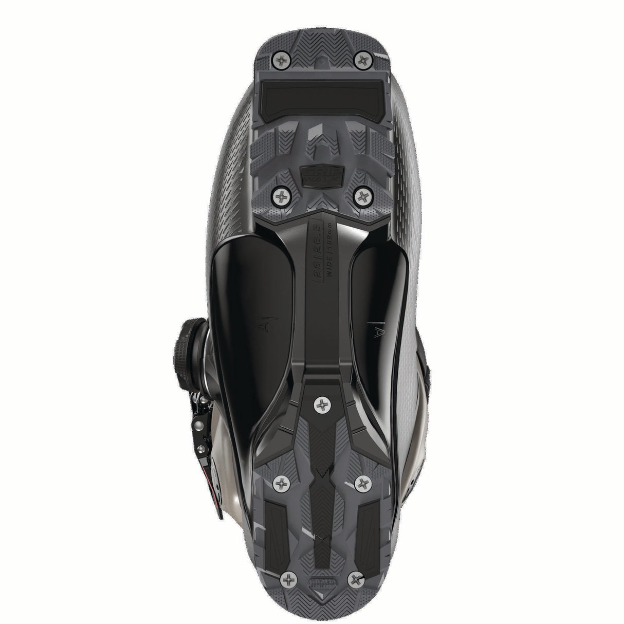 SPRODELTABOA120-Salomon ski boot on a white background