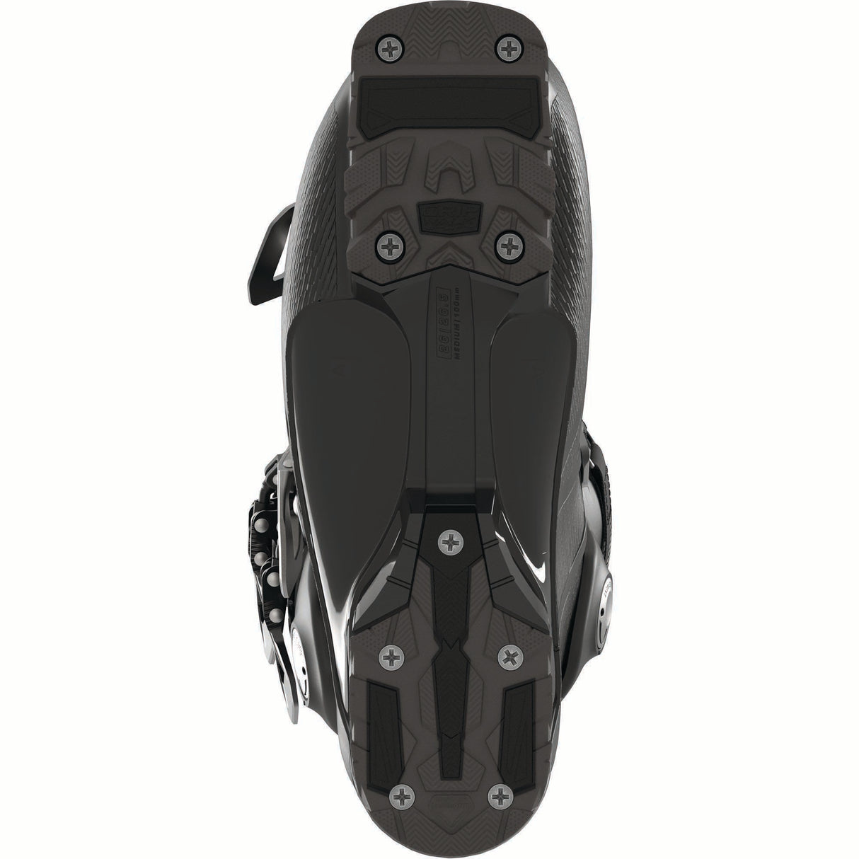SPROSUPRA100-Salomon ski boot on a white background