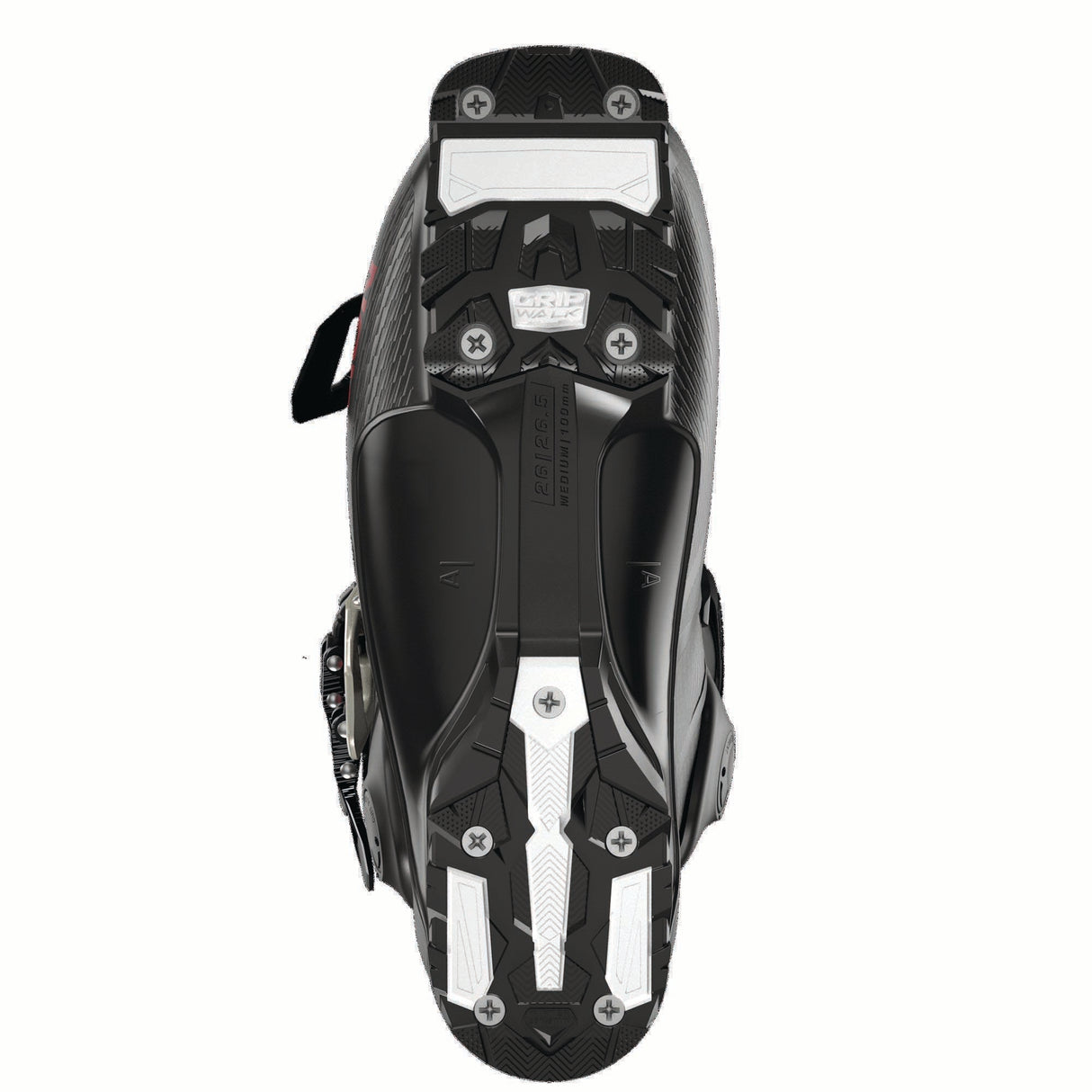 SPROSUPRA90-Salomon ski boot on a white background