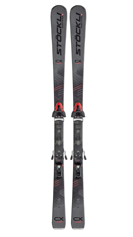 Stockli Laser CX (SRT 12 System Binding) Skis Mens 2024