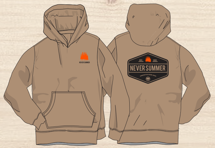Never Summer Workwear 2 Pullover Hoodie Adult 2024