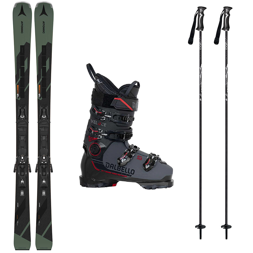 Atomic Redster Q7.8 with Dalbello Veloce 100 Mens Ski Package
