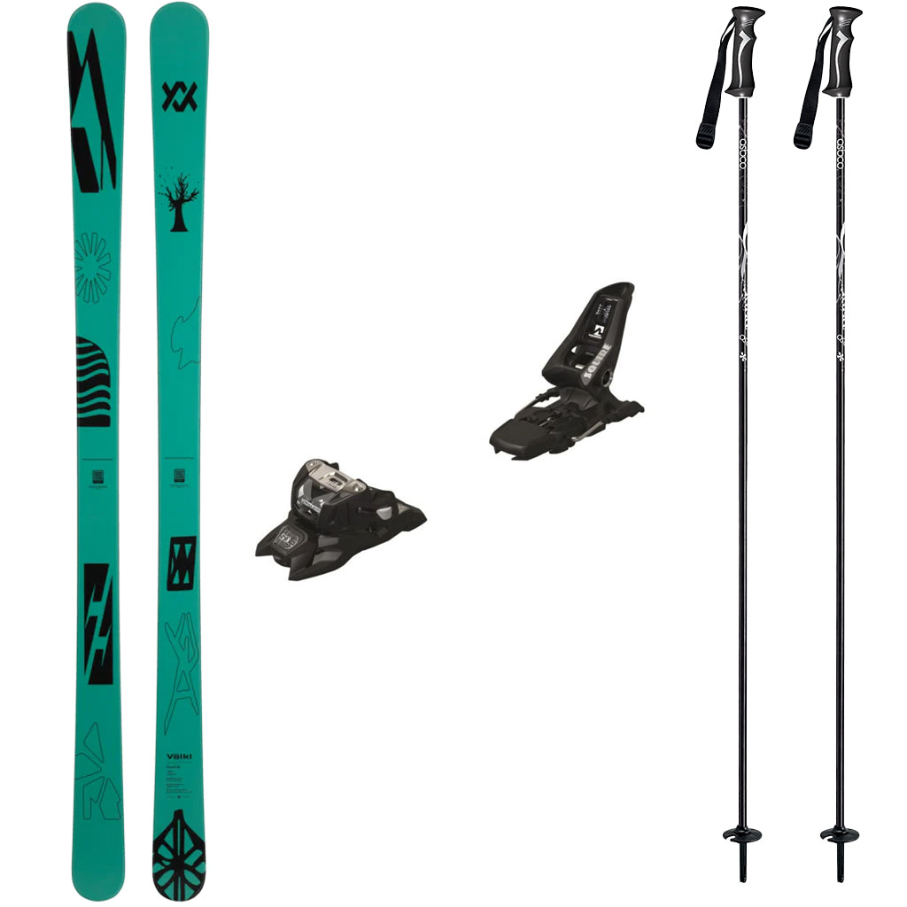 Volkl Revolt 86 Skis 2026 with Marker Squire 11 Bindings Ski Package