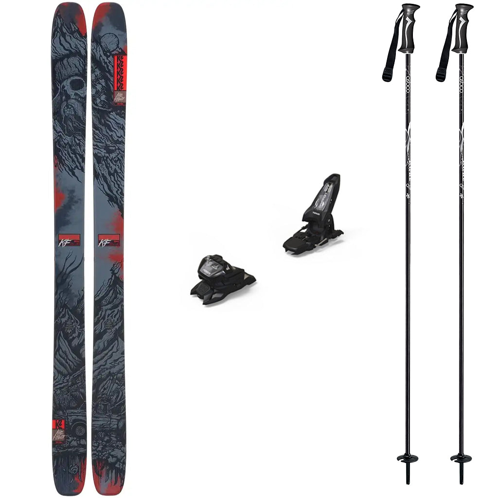 K2 Reckoner KF 184cm Skis 2026 with Marker Griffon 13 Bindings Ski Package