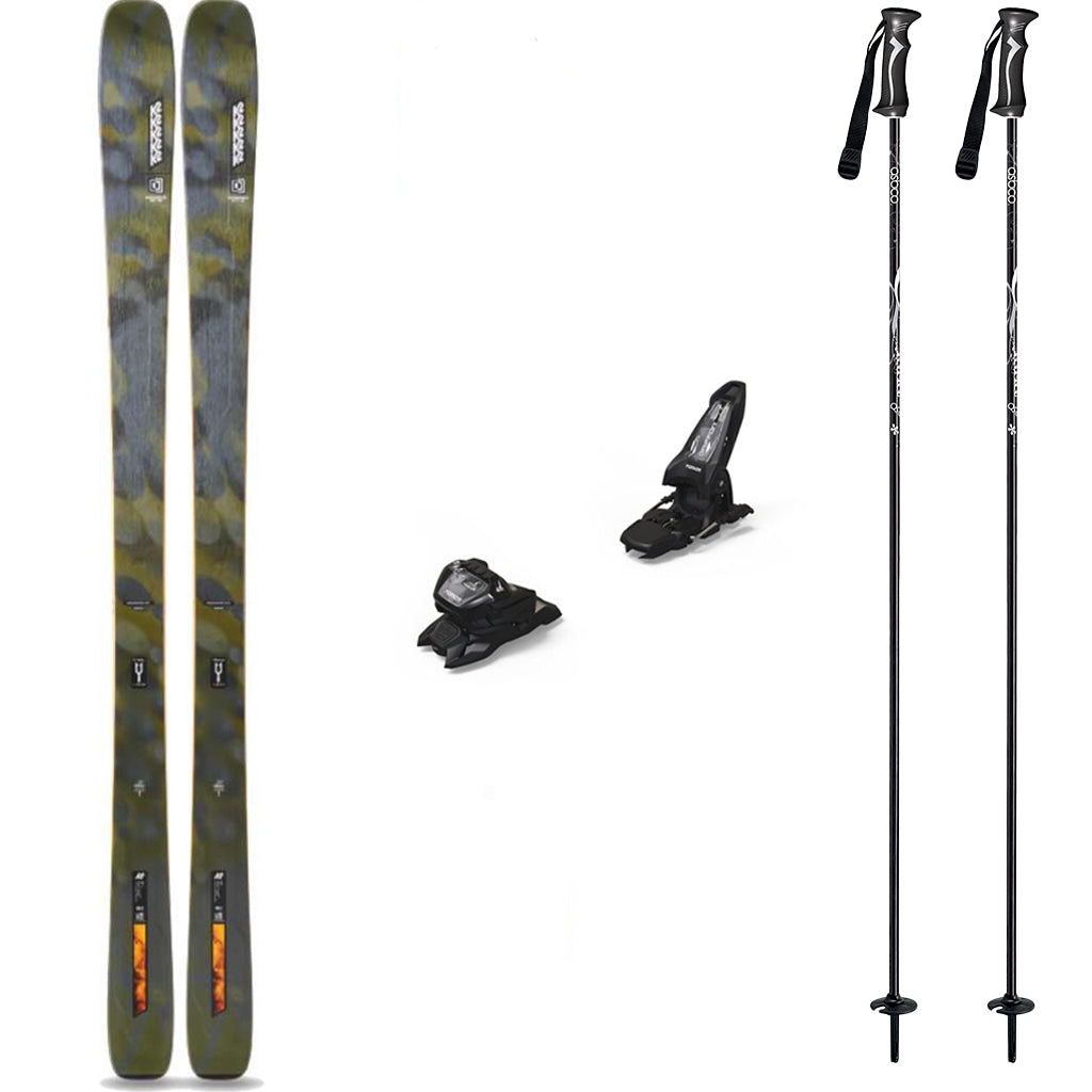 K2 Mindbender 89TI Skis 2026 with Marker Griffon 13 Bindings Ski Package