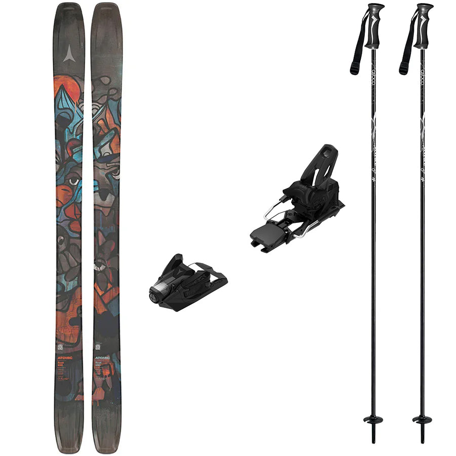 Atomic Bent 100 Skis 2026 with Tyrolia Attack 14 Bindings Ski Package