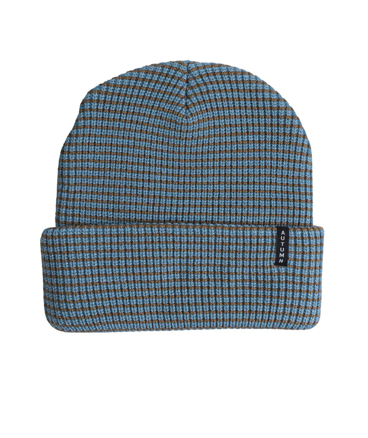 Stripe- Beanie on a white background