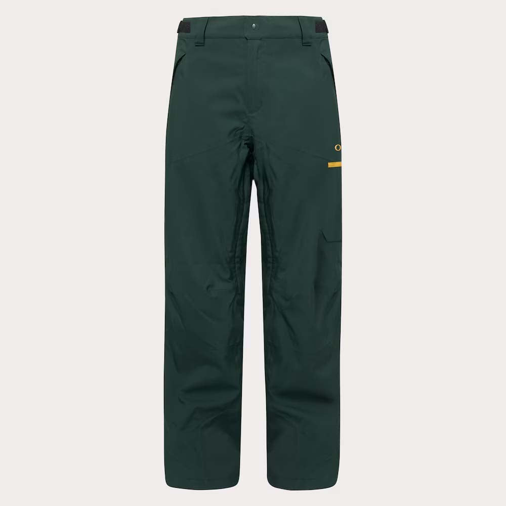 TCEarthPant-Green pants with a small yellow logo on a light gray background