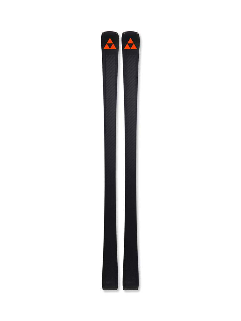 THECURVGTX_VX13PR-A single ski shown vertically against a white background, with a white border around it. The ski has a dark blue to red gradient base with yellow and orange 'CURV GTX' branding and a small red triangular logo near the top.