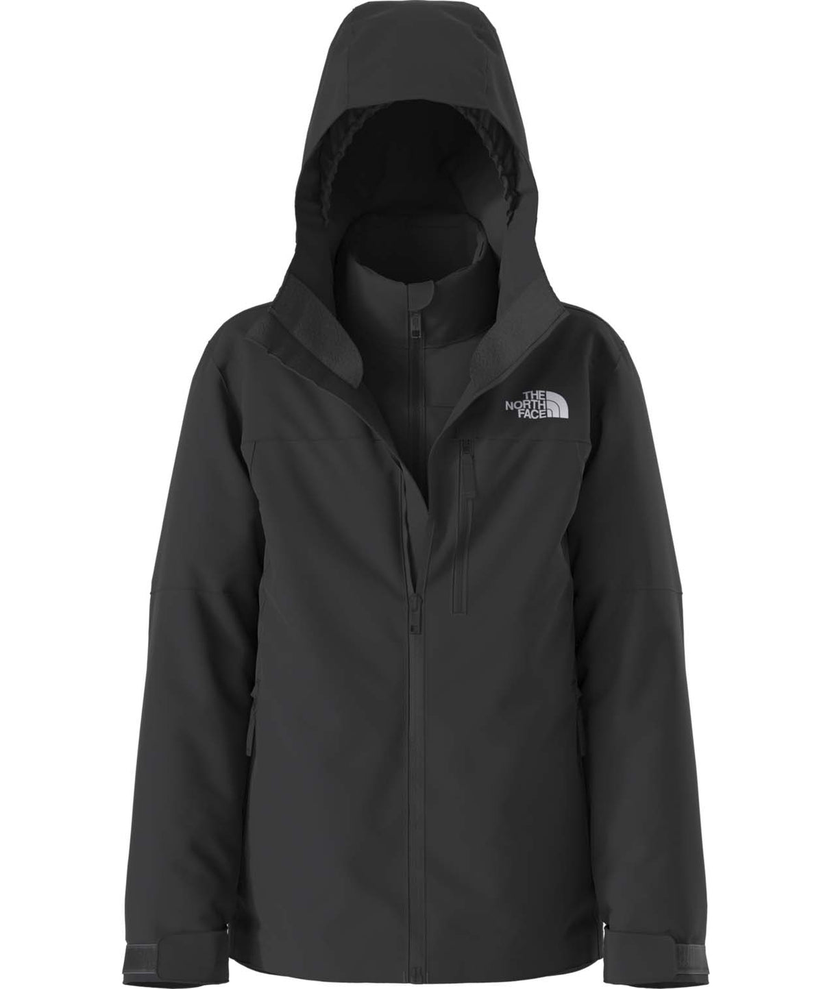 TeenFreedomTriclimate3-N-1-Black jacket with The North Face logo on a white background