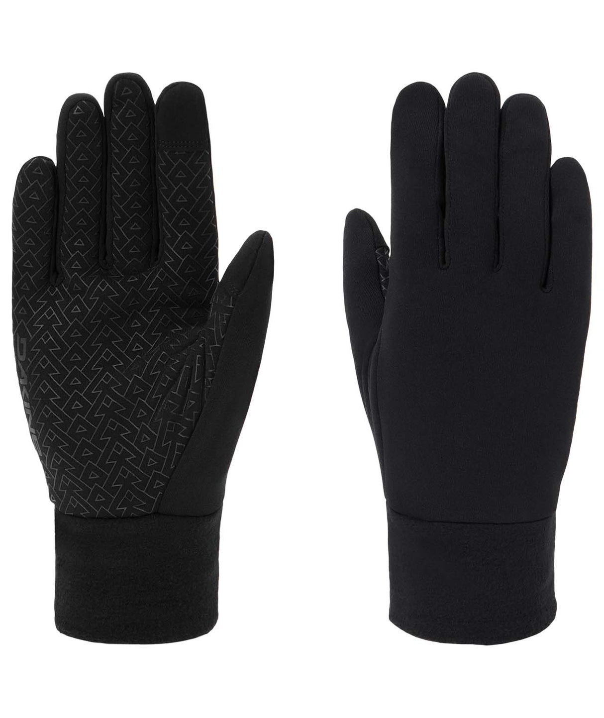 Titan2.0Gore-TexGlove-Pair of black gloves with brand logo on a white background