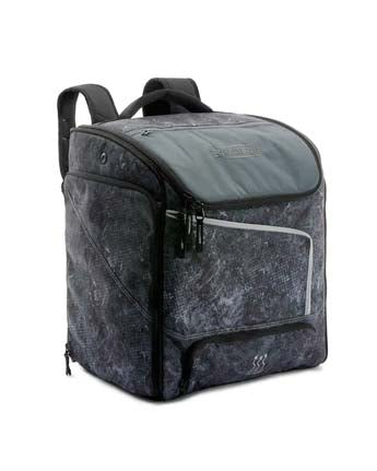 Toaster58L-Backpack with a gray and black pattern on a white background