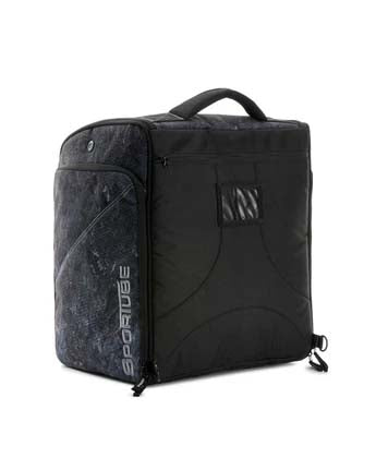 Toaster58L-Backpack with a gray and black pattern on a white background